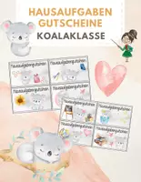 Vorschau - Bildkarten - Hausaufgabengutscheine - Koalaklasse / Belohnung - Deckblatt