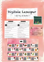 Vorschau - Arbeitsblätter - Digitale Lesespur: Ein Tag im Herbst - Deckblatt