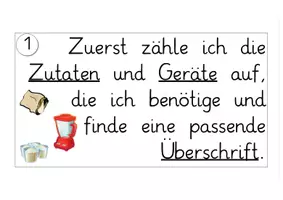 Vorschau - Anderer Materialtyp - Vorgangsbeschreibung: Tafelmaterial - Deutsch - Kl. 3/4 (Rezepte & Anleitungen) - Seite 2