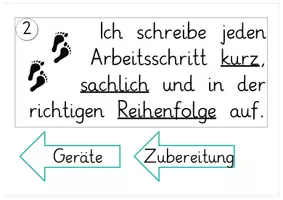 Vorschau - Anderer Materialtyp - Vorgangsbeschreibung: Tafelmaterial - Deutsch - Kl. 3/4 (Rezepte & Anleitungen) - Seite 3