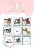 Vorschau - Spiele - Euro Memory® - Rechnen mit Geld - Spiel - Deckblatt