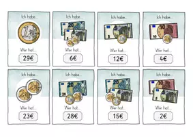 Vorschau - Spiele - Euro Lesespiel - Ich habe... Wer hat...? - Umgang mit Geld - Spiel - Seite 2