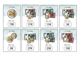 Vorschau - Spiele - Euro Lesespiel - Ich habe... Wer hat...? - Umgang mit Geld - Spiel - Seite 3
