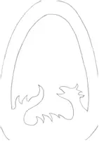Vorschau - Mal- und Bastelvorlagen - Fensterbild Drache - Seite 2