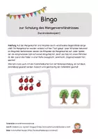 Vorschau - Spiele - Bingo zur Schulung des Mengenverständnisses (Kardinalzahlaspekt) - Deckblatt