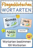 Vorschau - Spiele - Fliegenklatschen Wortarten / Nomen Verben Adjektive - Deckblatt