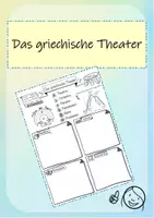 Vorschau - Arbeitsblätter - Das griechische Theater - Deckblatt