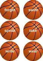 Vorschau - Stationenlernen - Irregular and Regular Verbs - Basketball (simple past and past participle) - Seite 3