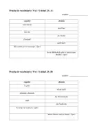 Vorschau - Test - Vokabeltest zu Vamos Adelante 1, Unidad 2A - Deckblatt