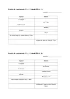 Vorschau - Test - Vokabeltest: Vamos Adelante 1, Unidad 1 Primer Paso und 1A - Deckblatt