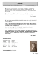 Vorschau - Klassenarbeiten - Kleist - Die Marquise von O - Klausur mit EHZ - Versöhnungsszene - Vater psychoanalytische Deutung Freud Analyse - Seite 1