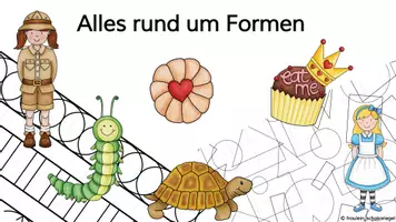 Vorschau - Arbeitsblätter - Alles rund um Formen - Deckblatt