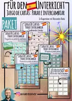 Vorschau - Spiele - Juego de cartas: Parar e intercambiar - PAKET für den Spanischunterricht - Deckblatt