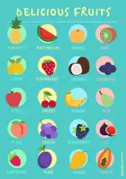 Vorschau - Stationenlernen - Delicious Fruits - Poster and Matching Pairs - Seite 1