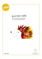 Vorschau - Mal- und Bastelvorlagen - Blätter-Tiere - Seite 1