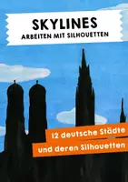 Vorschau - Mal- und Bastelvorlagen - Skylines Deutschland - Arbeiten mit Silhouetten - Deckblatt