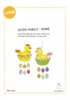 Vorschau - Mal- und Bastelvorlagen - Oster-Mobile - Henne - Seite 1