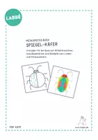 Vorschau - Mal- und Bastelvorlagen - Mein erstes Buch - Spiegel-Käfer - Seite 1