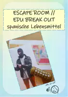 Vorschau - Spiele - Escape Room alimentos - spanische Lebensmittel - Deckblatt