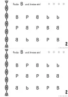 Vorschau - Arbeitsblätter - Schau Genau Teil 2: Buchstaben (Wahrnehmung trainieren, Alphabetisierung) - Seite 3