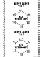 Vorschau - Arbeitsblätter - Schau Genau Teil 3: Mengen erfassen (Wahrnehmung trainieren) - Seite 1