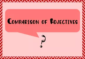 Vorschau - Fördermaterial/Inklusion - Comparison Adjectives - Deckblatt