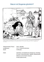 Vorschau - Stundenentwürfe - Warum ist Diogenes glücklich? - Deckblatt