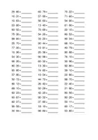 Vorschau - Arbeitsblätter - Multiplikation mit Zehnerzahlen - Seite 2