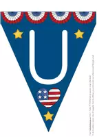 Vorschau - Bildkarten - Wimpel USA - Seite 1