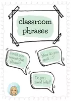 Vorschau - Merkblätter - Classroom Phrases - Deckblatt