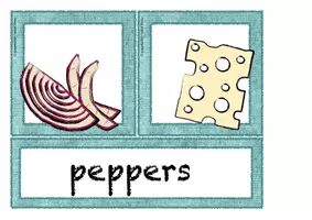 Vorschau - Bildkarten - At the pizza place Flashcards / Wort- und Bildkarten für Englisch in der Grundschule - Seite 3
