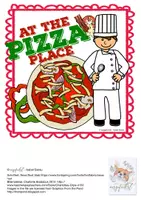 Vorschau - Arbeitsblätter - "What do you like on your pizza?" Interview Bogen worksheet Englisch Grundschule - Deckblatt