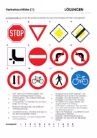 Vorschau - Arbeitsblätter - Verkehrsschilder (alle Arbeitsblätter) - Seite 2