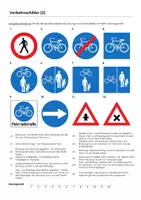 Vorschau - Arbeitsblätter - Verkehrsschilder (alle Arbeitsblätter) - Seite 3
