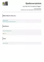 Vorschau - Mal- und Bastelvorlagen - Lese-Mal-Heft "Europäische Flaggen" - Seite 1