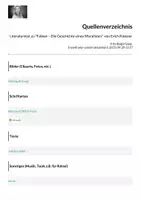 Vorschau - Arbeitsblätter - Literaturtest zu "Fabian – Die Geschichte eines Moralisten" von Erich Kästner - Seite 1