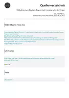 Vorschau - Mal- und Bastelvorlagen - Bildwörterbuch Deutsch Spanisch als fremdsprache für Kinder - Seite 1