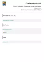 Vorschau - Arbeitsblätter - Deutsch - Methoden - Fachbegriffe für die Prosa-Analyse - Seite 1