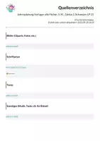 Vorschau - Lehrpläne/Lehrermaterial - Jahresplanung Vorlagen alle Fächer, 5. Kl., Zyklus 2, Schweizer LP 21 - Seite 3