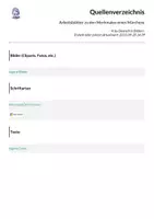 Vorschau - Arbeitsblätter - Arbeitsblätter zu den Merkmalen eines Märchens - Seite 1