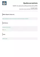 Vorschau - Stundenentwürfe - KUNST: Ich untersuche ein Museum (PDF) - Seite 1