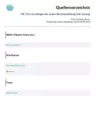 Vorschau - Arbeitsblätter - MC-Test: Grundlagen der dualen Berufsausbildung (inkl. Lösung) - Seite 1