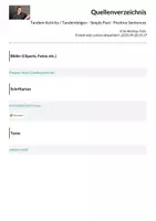 Vorschau - Spiele - Tandem Activity / Tandembögen - Simple Past - Positive Sentences - Seite 1
