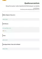 Vorschau - Arbeitsblätter - Übung Formanalyse / äußere Quellenkritik Merkmalspaare von Quellen - Seite 1