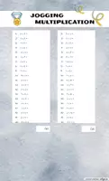 Aperçu - Feuilles d'exercices - Atelier multiplications : Jogging - Page 2