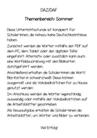 Vorschau - Arbeitsblätter - DAZ DAF Materialpaket Themenbereich Sommer - Seite 2