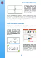 Vorschau - Präsentationen/Tafelbilder - Comic erstellen mit PowerPoint - Kurz-Anleitung - Seite 2