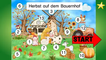 Vorschau - Arbeitsblätter - Interaktive Lesespurgeschichte Herbst Bauernhof - Seite 3