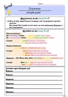 Vorschau - Arbeitsblätter - Simple Past - Tipcard und Übung 5./6. Klasse *EDITIERBAR - Seite 1