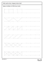 Vorschau - Arbeitsblätter - Muster zeichnen mit dem Lineal - Seite 1